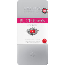 BUCHERON молочный шоколад с малиной ж/б 100г/60шт