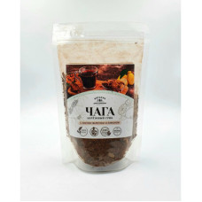 Чага с листом облепихи и лимоном, 100г