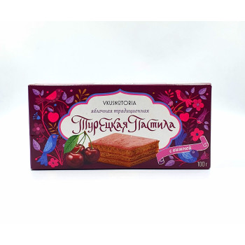 Пастила "Турецкая" яблочная с вишней, 100г