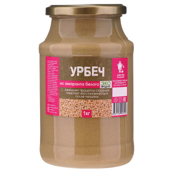 Урбеч из амаранта белого, стекло, 1 кг