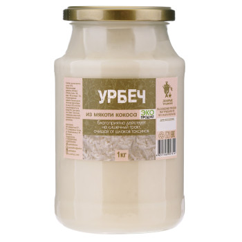 Урбеч из кокоса, стекло, 1кг