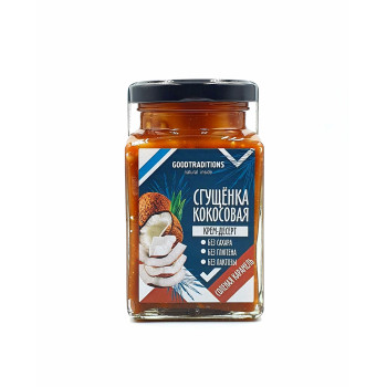 Сгущенка кокосовая "Соленая карамель", 230г