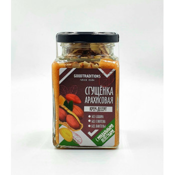 Сгущенка арахисовая с лепестками миндаля, 230г
