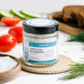 Соль пищевая &quot;Экосоль&quot; (кристаллы) банка 220 г