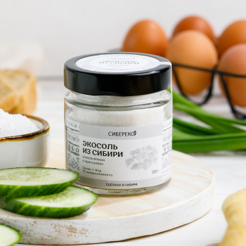 Соль пищевая &quot;Экосоль&quot; (молотая) банка 200 г