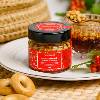 Орехи кедровые в сиропе из калины 110 г