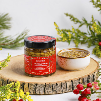 Орехи кедровые в сиропе из калины 220 г