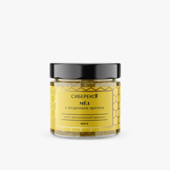 Мёд с ядром кедрового ореха 110 г