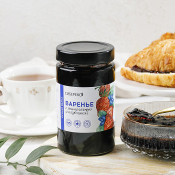 Варенье из жимолости и клубники 420 г