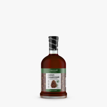 Сироп из Кедровых шишек 240 мл Бутылка СибирьЭко