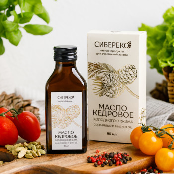 Масло Кедровое сыродавленное 95 мл