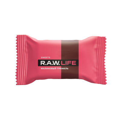 Конфеты R.A.W.LIFE SWEETS – Малиновый трюфель