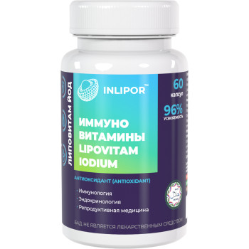 БАД к пище "Липовитам Липовитам Йод", 60 капсул