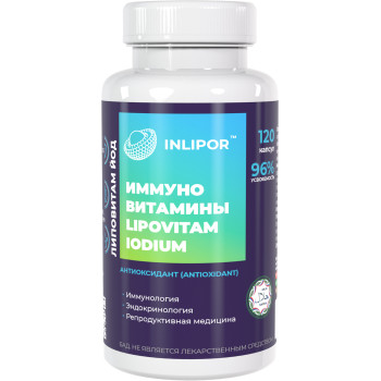 БАД к пище "Липовитам Липовитам Йод", 120 капсул