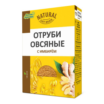 Отруби овсяные с имбирем 200 г (кратно 18 шт.)