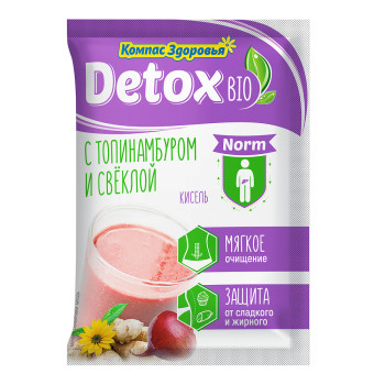 Кисель detox bio NORM с топинамбуром и свеклой