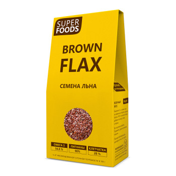 Семена коричневого льна 150 г (Brown Flax Seeds) (кратно 21 шт.)