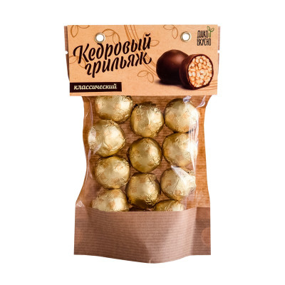 Конфеты Грильяж кедровый 