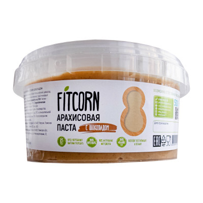 Паста арахисовая FITCORN с белым шоколадом