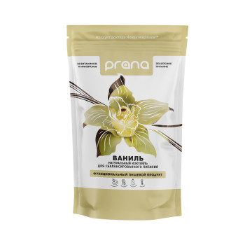 Коктейль PRANA food ваниль, дойпак 450 гр.