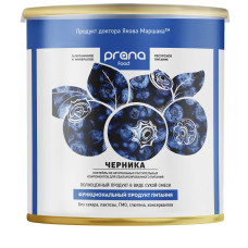 Коктейль PRANA food черника, банка 300 гр.