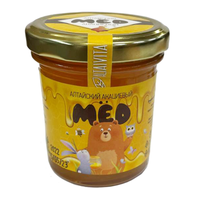 Алтайский мед Акациевый, 200 грамм
