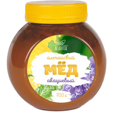 Мед алтайский Акациевый, 700 грамм