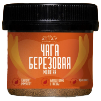 Чага молотая, 60 грамм