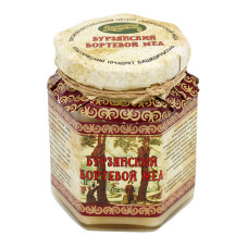 Бортевой мёд в стеклянной банке 