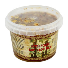 Бортевой мёд в пластиковой банке 
