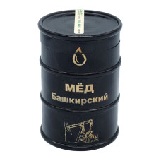 Мёд в деревянной бочке (нефть) липовый