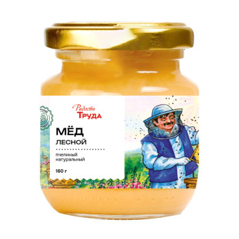 Мед натуральный "Лесной", Зеленая гора, 250 г.