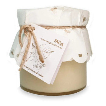 Мед натуральный "Маньчжурская липа", Зеленая гора, 250 г.