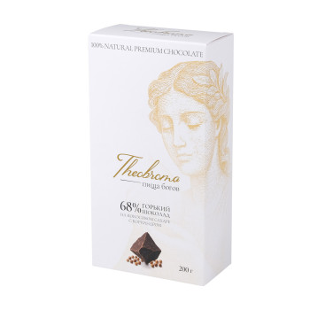 Шоколад Theobroma Горький шоколад 68% с кориандром
с кориандром (Кокосовый сахар) 200 г