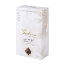 Шоколад Theobroma  Молочный шоколад без добавления сахара 
100г