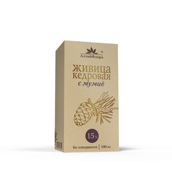 Живица кедровая с мумие