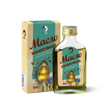 Масло конопляное с добавлением льняного; 100 мл