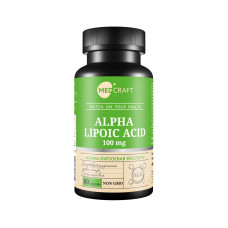Альфа липоевая кислота MedCraft, 100 мг, 60 капс.