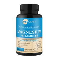 Магний глицинат MedCraft, 400 мг, 120 капс.
