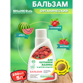 Бальзам на основе древесного уксуса для клубники,малины и других культур 0,25 л
