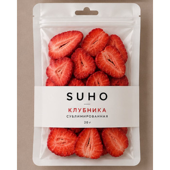 Сублимированная клубника, 20 г