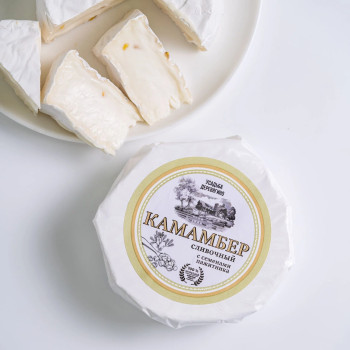 Сыр мягкий с белой плесенью и пажитником Камамбер сливочный