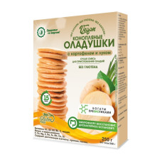 Конопляные оладушки VEGAN c картофелем и луком