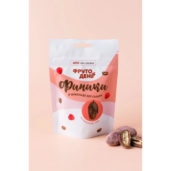 Финик в глазури без сахара с кофе и малиной / Фрутодень / 100 гр