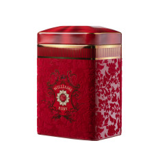 WILLIAMS RUBY РУБИН  Жестяная флокированная (с бархатным декором) баночка