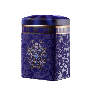 WILLIAMS SAPPHIRE САПФИР Жестяная флокированная (с бархатным декором) баночка