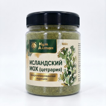 Исландский мох (цетрария) 100 гр. банка