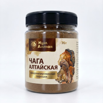 Чага алтайская  70 гр банка