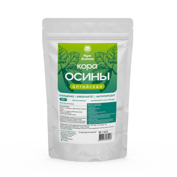 Кора осины, 120 грамм (дойпак)