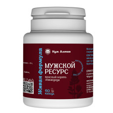 МУЖСКОЙ РЕСУРС (Красный корень+эпимедиум), 60 кап*0,5 гр.